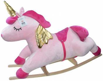 Balansoar Unicorn pentru copii Akra 789014 Roz 