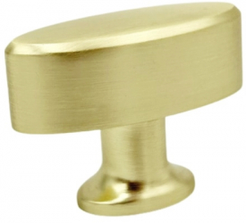 Buton pentru mobila Nadir finisaj alama periata light 37x28 mm 