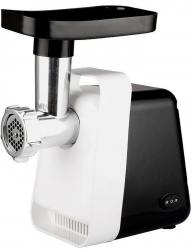 Masina de tocat carne Finlux TMG6013 600 W 2 discuri metalice Adaptor rosii si carnati Negru/Alb 