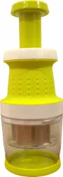 Tocator legume Ibili-Kitchen Aids otel inoxidabil/plastic/silicon 8.7x23 cm alb/verde 