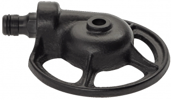 Aspersor universal stationar rotund Fiskars 1023663 corp din metal rezistent la rugina 
