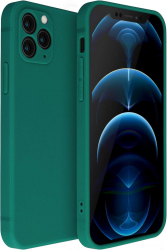 Husa de protectie din silicon pentru Samsung Galaxy S20 Ultra SoftTouch interior microfibra Verde Inchis