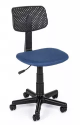 Scaun birou albastru negru Artemis 40x45x84 cm 