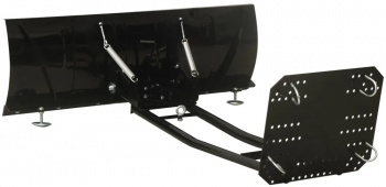 vidaXL Plug de zapada pentru ATV negru 115x38 cm 
