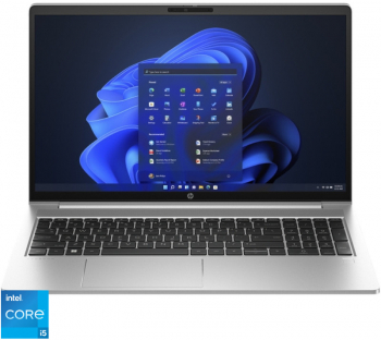 Laptop HP ProBook 450 G10 FHD IPS Intel Core i5-1335U (12M Cache up to 4.60 GHz) 16GB DDR4 512GB SSD Intel Iris Xe Win 11 Pro Silver 