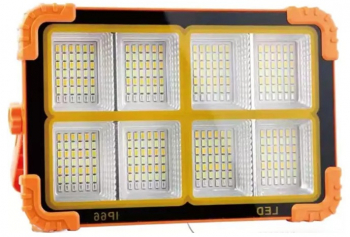 Proiector Led Solar 500W MRG M924 336 LED Portabil Cu acumulator Powerbank 