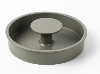 Buton pentru mobila Dipo finisaj gri muschi D 74 mm 