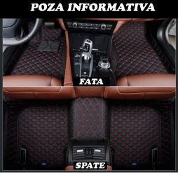 Covorase auto LUX PIELE 5D VW Passat CC 2008-2017 5D-010 cusatura rosie