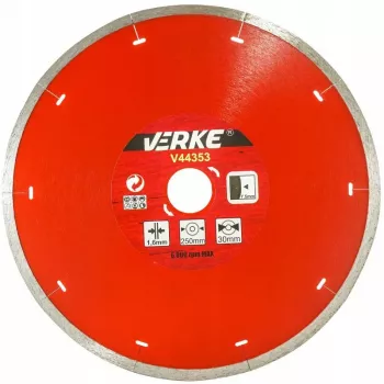 Disc diamantat pentru beton 250X30X1.6 mm V44353 Verke 