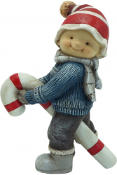 Figurina Baietel polirasina 13x8x18 cm 
