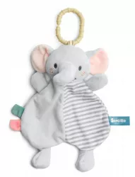 Jucarie agatatoare Elefant pentru carucior Sensillo 388236 Gri 