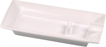 Scrumiera Ceramic cu suport alb 