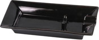 Scrumiera Ceramic cu suport negru 