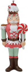 Set 6 ornamente brad Spargatorul de Nuci polirasina 5x3x12 cm 