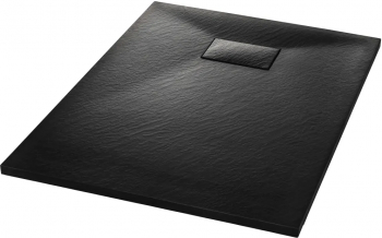 vidaXL Cadita de dus negru 100 x 70 cm SMC 