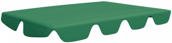 vidaXL Copertina de rezerva leagan gradina verde 188/168x110/145cm 