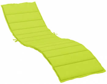 vidaXL Perna de sezlong verde aprins 200x60x3 cm textil oxford 