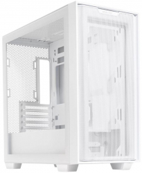 Carcasa ASUS A21 White Middle Tower Fara sursa Tempered glass 
