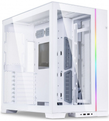 Carcasa acvariu Lian Li O11 Dynamic Evo White Middle Tower Fara sursa Tempered glass O11DEW