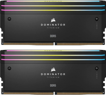 Memorie Corsair Dominator Titanium RGB Black 64GB 6600MHz CL32 Dual Channel Kit 