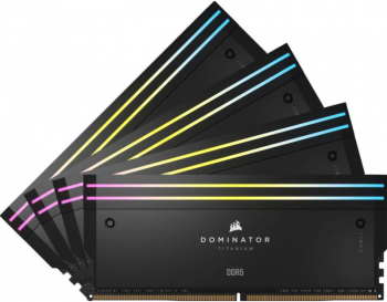 Memorie Corsair Dominator Titanium RGB Black 96GB 6000MHz CL30 Quad Channel Kit