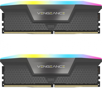 Kit Memorie Corsair Vengeance RGB 64GB 2x32GB DDR5 6000MHz CL36 Dual Channel Kit CMH64GX5M2B6000Z30 