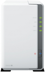 NAS Synology DS223j procesor Realtek RTD1619B 1.7GHz, 2-Bay, 1GB DDR4, 1x RJ45 Gb