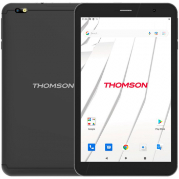 Tableta Thomson TEO8 8 inch Multi-Touch Unisoc Quad Core 1.4GHz 2GB RAM 32GB flash Wi-Fi Bluetooth LTE Android 13 Go Black 
