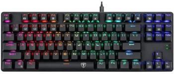 Tastatura Gaming T-Dagger Bora Black Rainbow Mecanica Blue Switch 