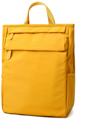 Geanta pentru mamici minimalista si practica Escalate 30x17x40 cm Galbena 
