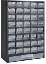 vidaXL Cutie de depozitare unelte cu 41 sertare 2 buc plastic 