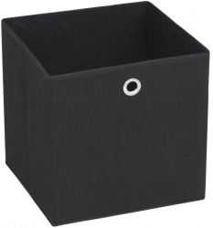 vidaXL Cutii de depozitare 10 buc. negru 32x32x32 cm material netesut 