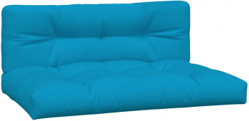 vidaXL Perne de paleti 2 buc. albastru material textil 