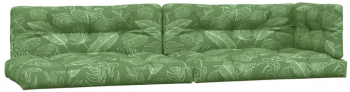 vidaXL Perne de paleti 5 buc. model cu frunze and nbsp textil 