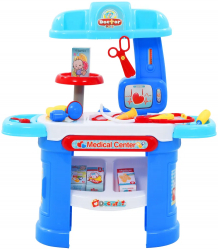 vidaXL Set de joaca doctor pentru copii 15 piese 38x30x67 5 cm 