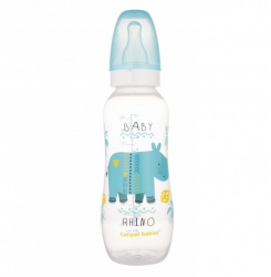 Biberon gat ingust Canpol babies polipropilena 330 ml albastru 