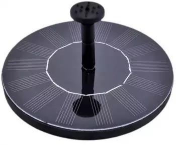 Fantana Arteziana Solara SIKS Pentru Gradina Automata 16cm Rotunda Negru 