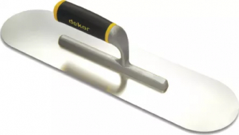 Gletiera profesionala Dekor pentru nivelat/finisat inox maner ergonomic aluminiu 450 x 120 mm 