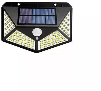Lampa solara SIKS® cu 100 de leduri pentru exterior montare perete 