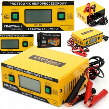 Redresor incarcator baterie cu microprocesor 10A 6-24V 3-150Ah 6-8-12-14-18-24V auto KD1919 
