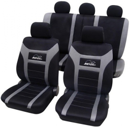 Set Huse Scaun Universale Super Speed Petex Negru-Gri 