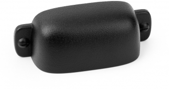 Maner pentru mobila Firm finisaj negru texturat L 93.8 mm 