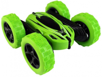 Masina sport verde de curse cu telecomanda 4 roti 