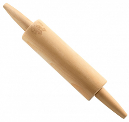 Sucitor din lemn pentru aluat 42cm cu model frunza PRACTIC 