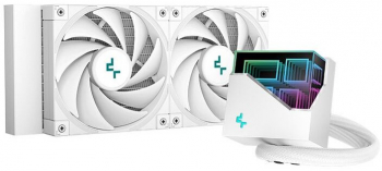 Cooler Procesor Deepcool LT520 ARGB White 240 mm Compatibil Intel/AMD R-LT520-WHAMNF-G-1 