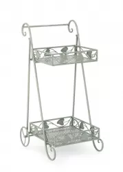 Raft 2 polite otel verde Harriet 41x34x78 cm 