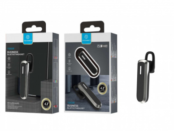 Casca bluetooth Techancy hands free design minimalist 4.2 confortabila sunet HD compatibil cu orice dispozitiv cu bluetooth 