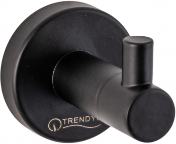 Cuier baie TRENDY and rsquo S negru mat 