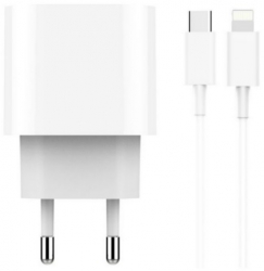 Kit Incarcator Fast Charge Techancy pentru Apple cablu C-to Apple compatibil Iphone 15 14 13 12 11 X Ipad