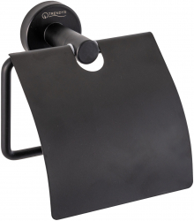 Suport hartie igienica TRENDY and rsquo S negru mat 